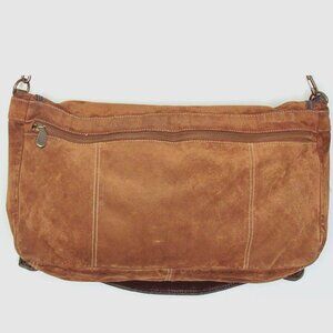Wilsons Leather M. JULIAN Suede Messenger Bag Tote
